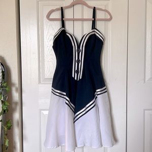 Nautical 1950’s pin up style dress